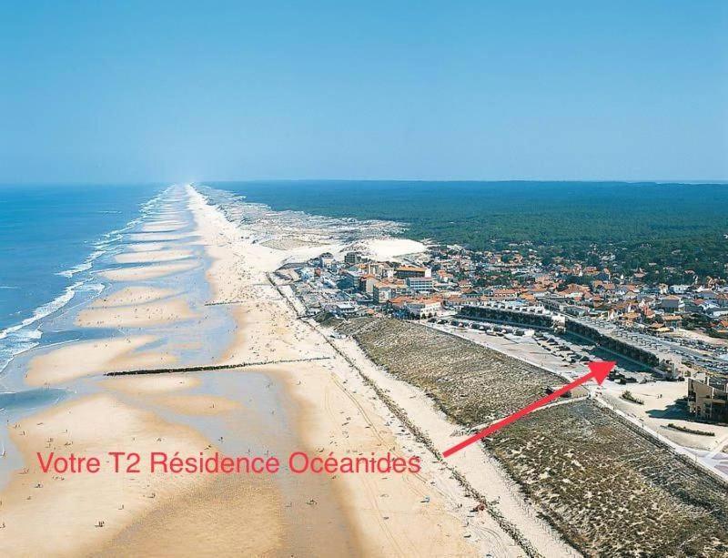 T2 Res Oceanides Vue Ocean, Parking Prive Apartamento Lacanau Exterior foto